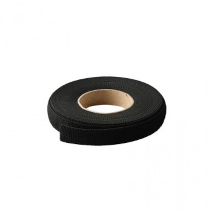 エラスティックループ 伸縮性 2.5cm×12.5m ブラック AA6028LB