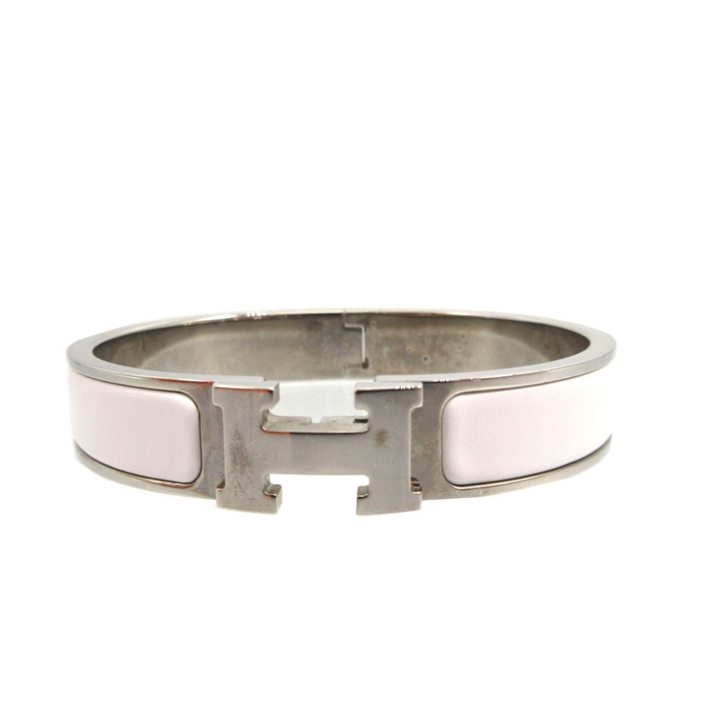 美品 ブレスレット クリッククラックH PM バングル メタル/メタル ホワイト 0609【中古】 ユニセックス