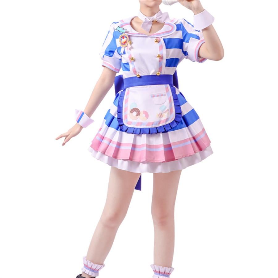 ウマ娘 プリティーダービー ヒシアケボノ 風 コスプレ衣装 コスチューム　ハロウィン　イベント 演出服 二次会