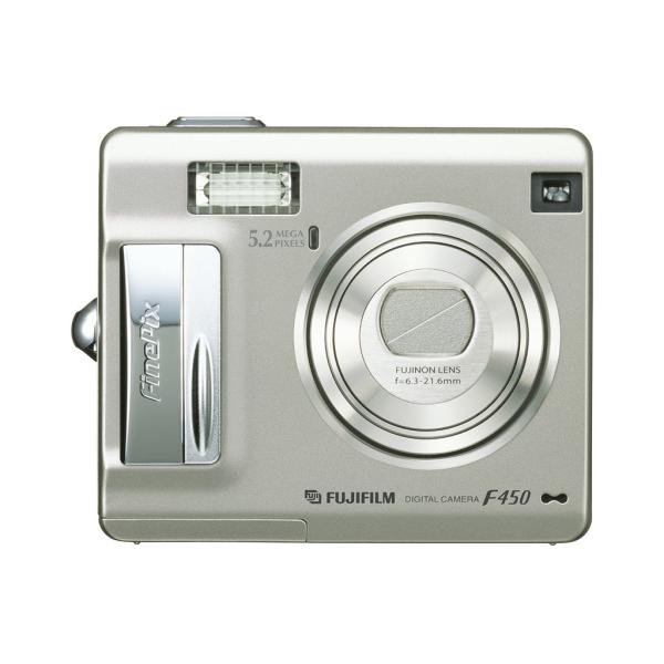新品 FUJIFILM FinePix F450 シルバー 520万画素光学3.4倍ズーム2.0型液晶を搭載した「ファインピックス スクエア ミニ」