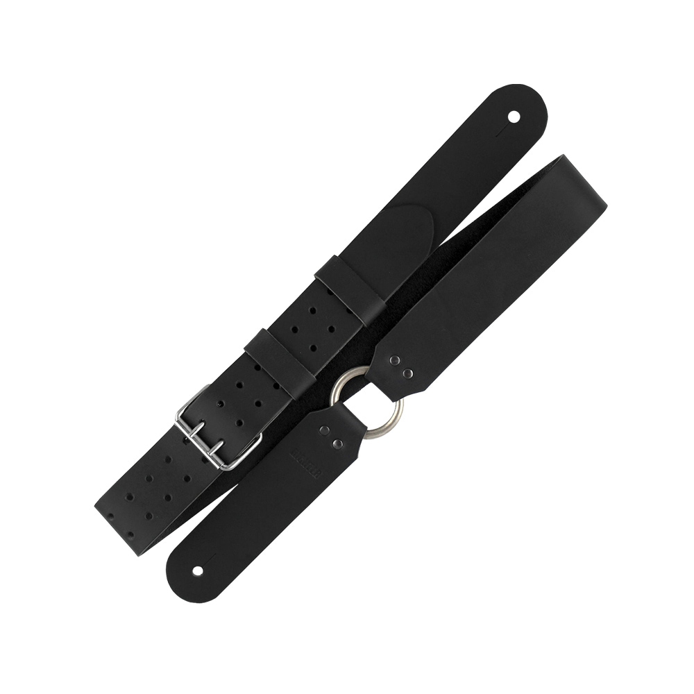 Richterシリーズ 皮革ハンドメイドギターストラップ 1520 黒色 リングクリンチ付き 9,282円