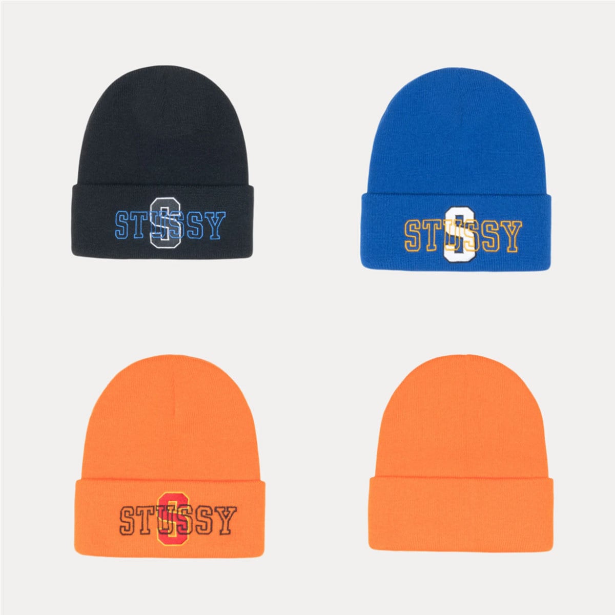 ニット帽 STUSSY STUSSY CUFF BEANIE BIG S CAP　stussy beanie ビーニー 帽子 ニットキャップ メンズ男性用1321229 USAモデル