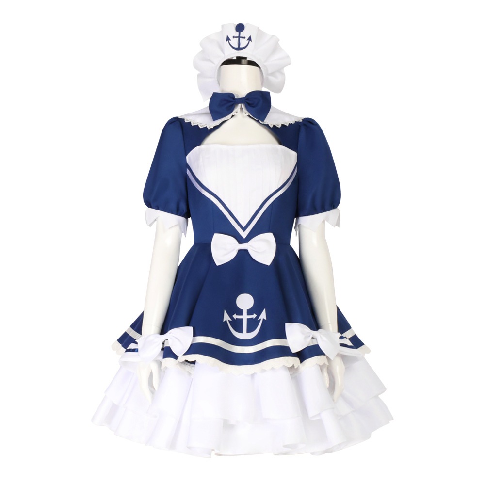 バーチャルYouTuber風 彩虹社 VTuber 湊 あくあ コスプレ衣装ウィッグcos靴 演出服 変装 仮装ハロウィン