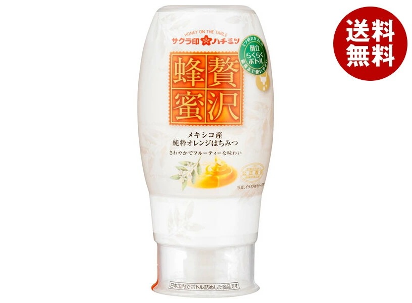 加藤美蜂園 サクラ印 贅沢蜂蜜 メキシコ産オレンジはちみつ 200g×12本入