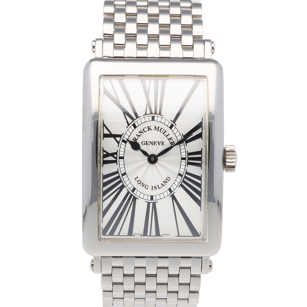 フランクミュラー ロングアイランド 腕時計 ステンレススチール 1000QZ クオーツ 1年保証 FRANCK MULLER 中古