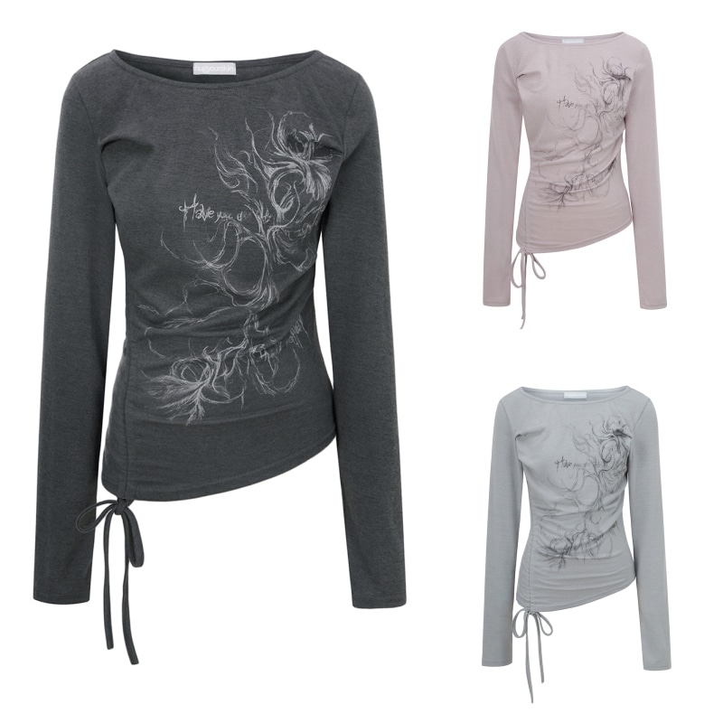 トップス hugyourskin boatneck shirring tee Henry Neck Thermal Sweat Tee – nanamica NEW YORK