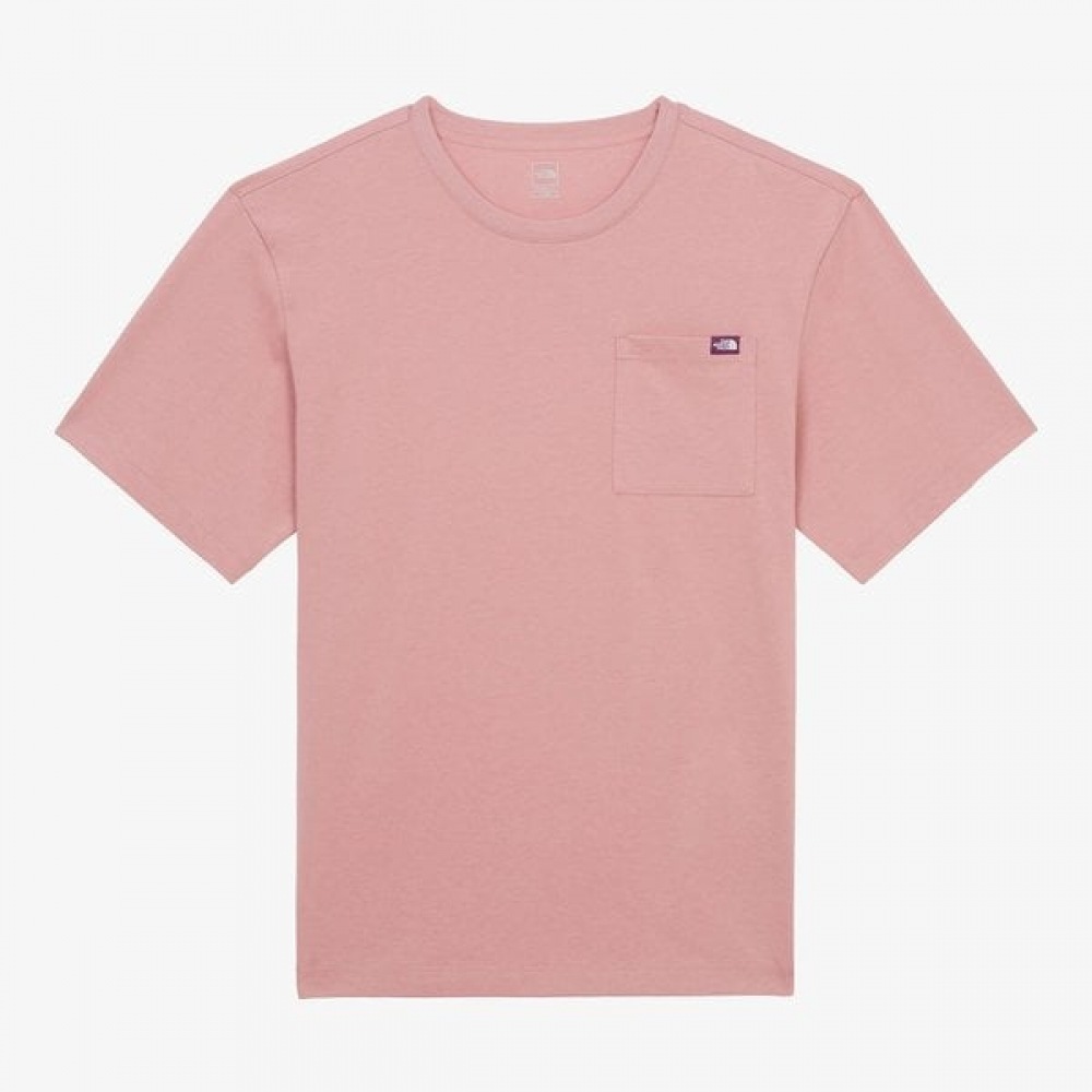 [ノースフェイス公式] NT7UR14D メンズオールタイム半袖Tシャツ_グレイッシュピンク