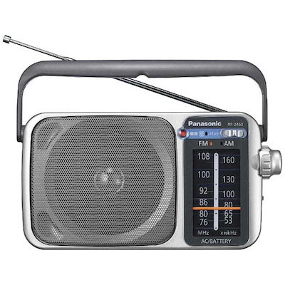 他サイト： パナソニック RF-2450-S FM/AM 2バンドラジオ RF2450の商品画像