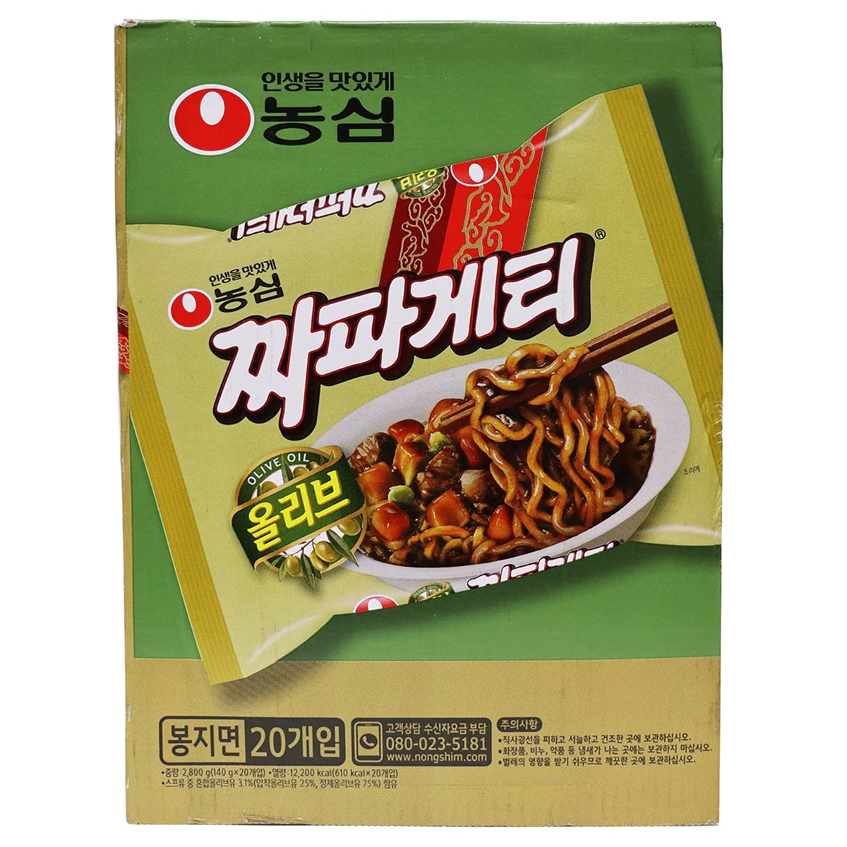 농심 올리브 짜파게티 140g x 20개 KFOOD 韓国食品