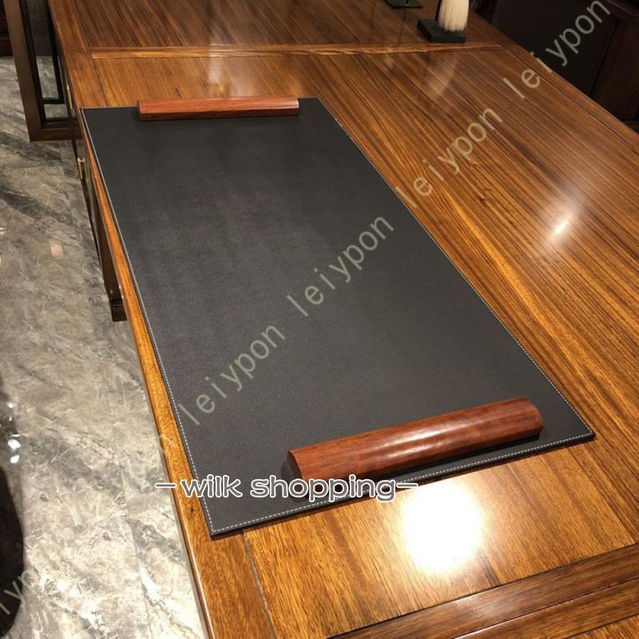 デスクマット パソコンマット 革マット レザー 学習机 卓上 おしゃれ 撥水 PC机マット キーボーット 文字が書きやす ノートPC タブレット シンプル 高耐久