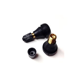 二輪車用チューブレスバルブTR-412 CL（パッキン付CLキャップ）1PC（2個入)太平洋工業.PACIFIC