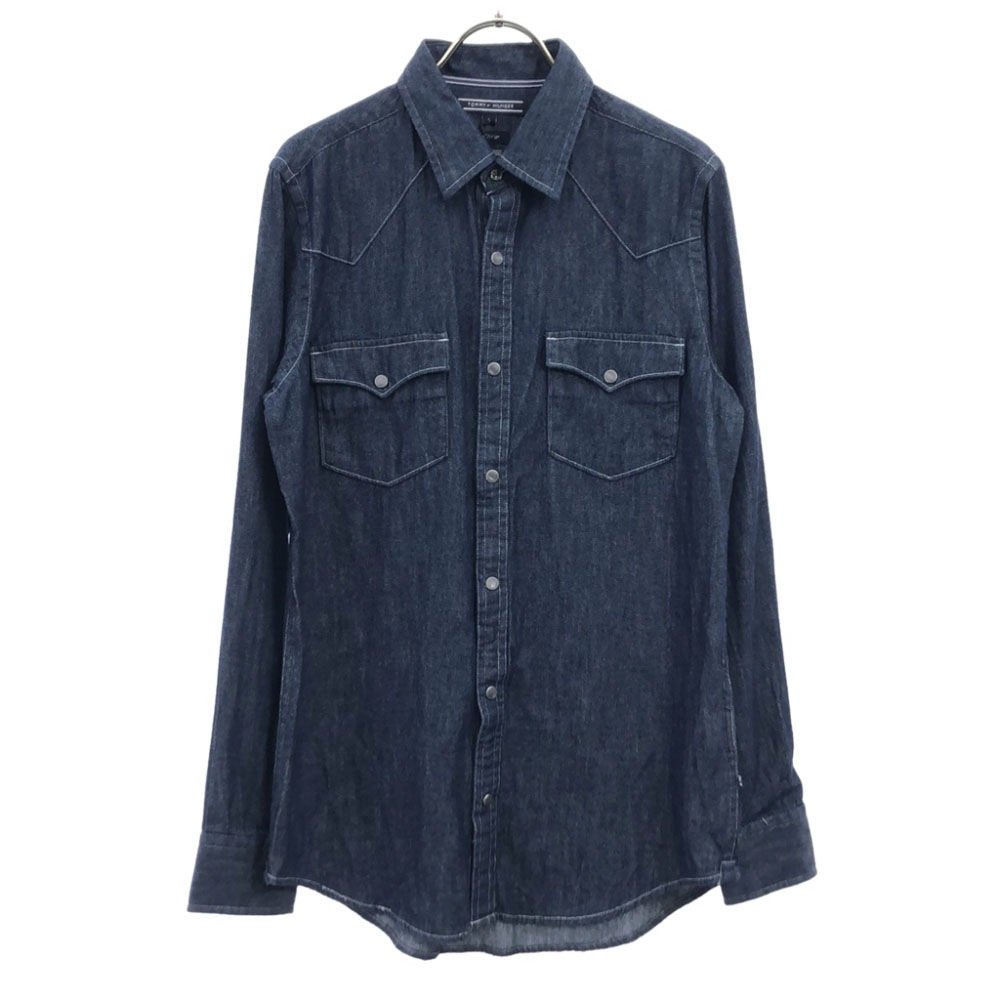 未使用 長袖 デニム ウエスタンシャツ S タグ付き メンズ