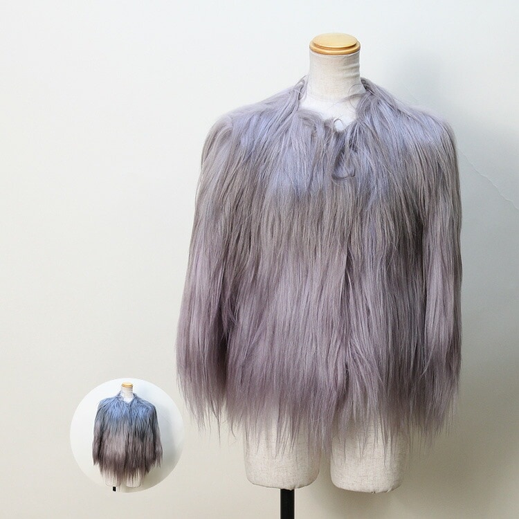 ゴート ファー ジャケット 裏地柄入り 送料無料 レディース ギフト プレゼント