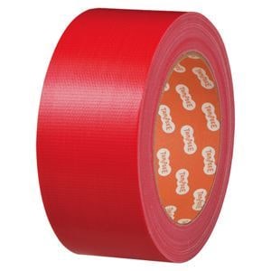 （まとめ） TANOSEE 布テープ（カラー） 50mmx25m 赤 1巻 [x15セット] 6,170円
