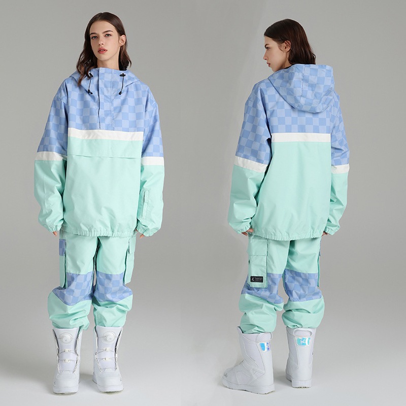 スノーボードウェア スノボウェア スキーウェア 上下セット セットアップ ズボン ロングパンツ ジャケット パーカー レディース メンズ 男女兼用 スノーボード ウェア アウター 防寒着 15,955円