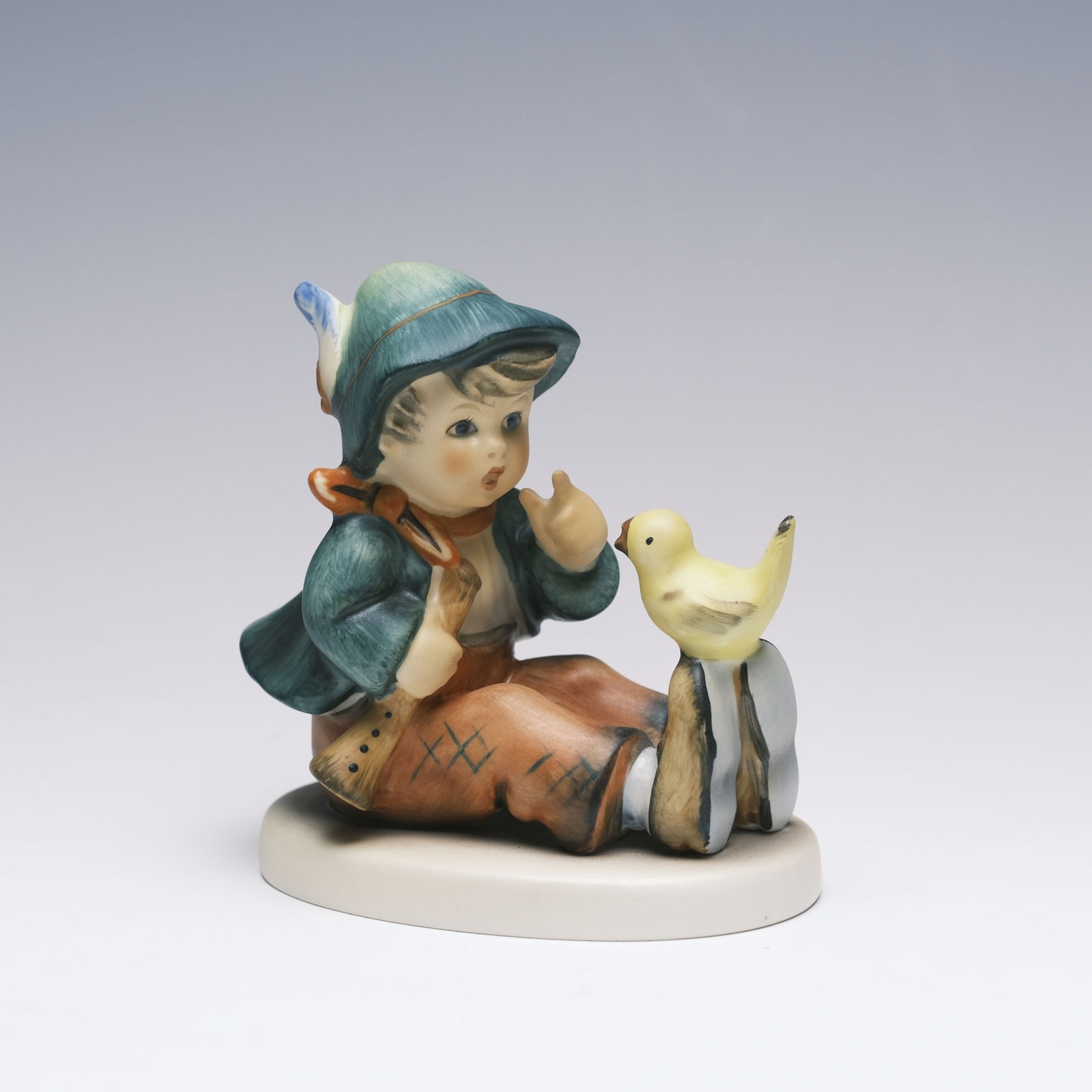 Goebel ゲーベル Singing Lesson お歌の練習 置物 置物 オブジェ _ 中古品 A+ランク