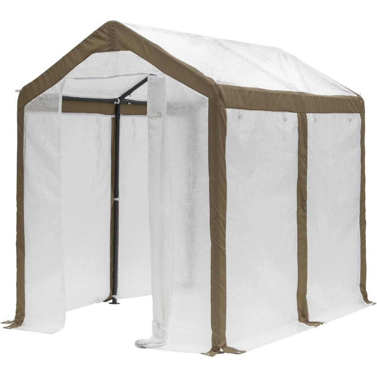 タカショー 大型 温室 ウォークイン 温室 DX /C GRH-20 要組立 園芸 防寒カバー ビニールハウス 収納保管