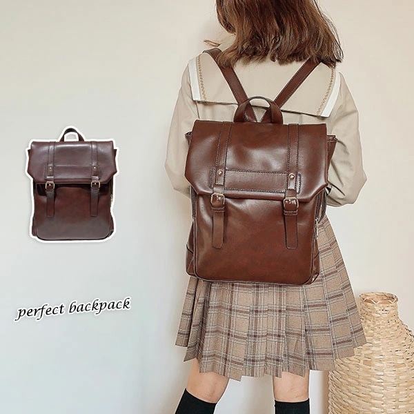 リュック レディース バックパック バッグ かばん 2way 大人 a4 上品 カジュアル 可愛い 大容量 レザー リュックサック 通学 ブラウン ショルダーバッグ 斜めがけ 軽い 通勤 カジュアル