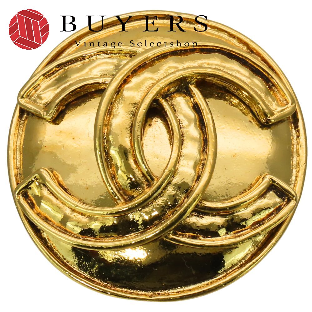 中古 ブローチ ココマーク メタル ゴールド メッキ アクセサリー レディース 女性