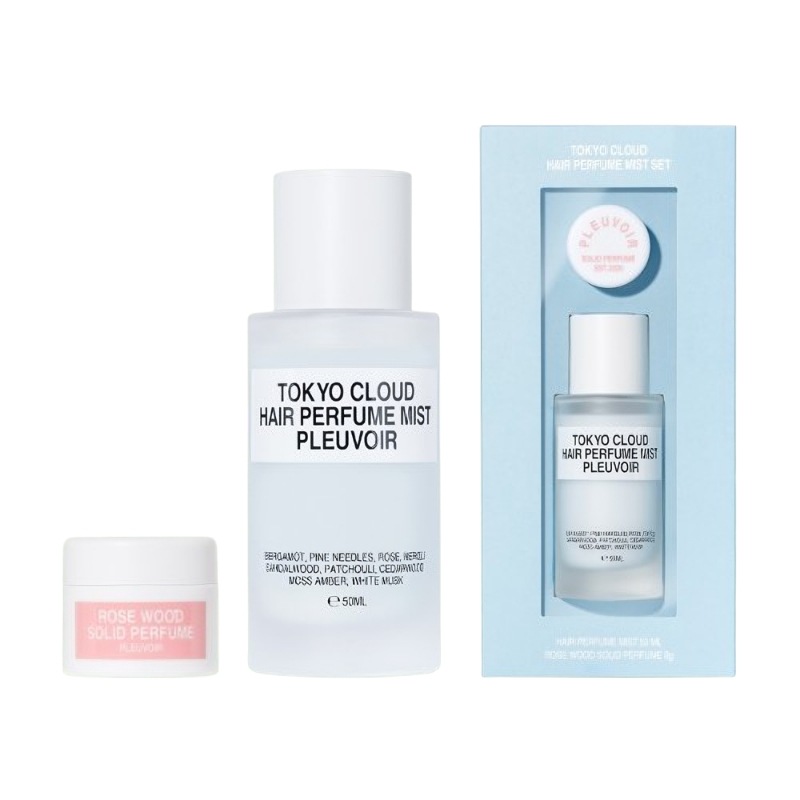 [東京クラウドの香り]ヘアパフュームミスト50ml+ソリッドパフュームをプレゼント(単品/企画)