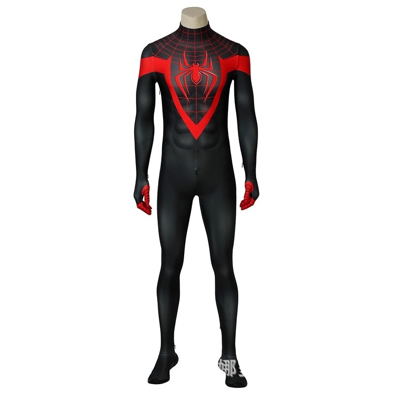 アルティメット スパイダーマン マイルズ モラレス ストレッチ 3d プリント タイツ メンズ J4234