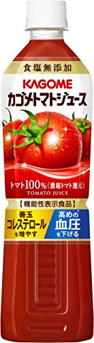 カゴメ トマトジュース食塩無添加 スマートPET 720ml15本[機能性表示食品]
