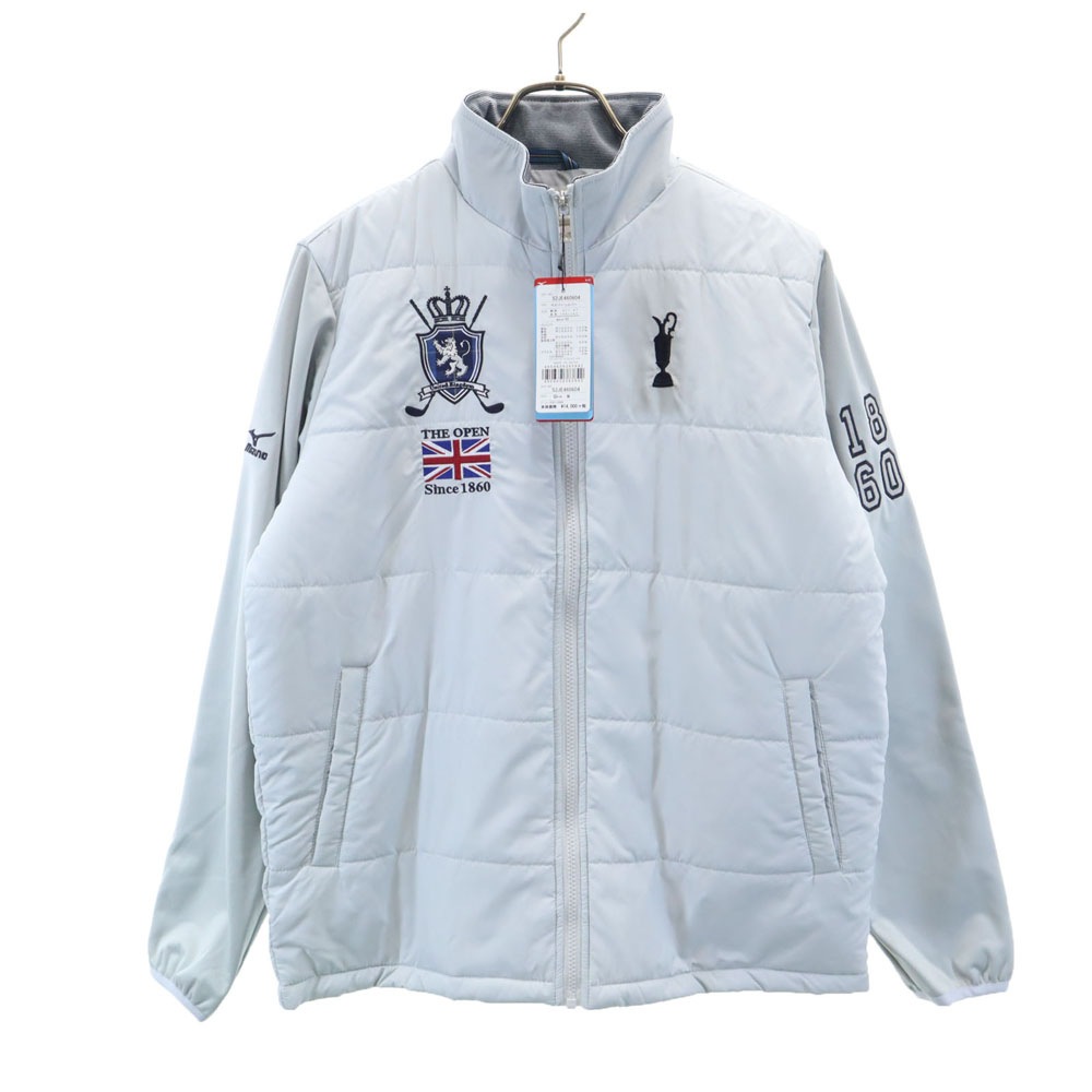未使用 THE OPEN ザ オープン ゴルフ 中綿ジャケット M グレー ミズノ メンズ 古着
