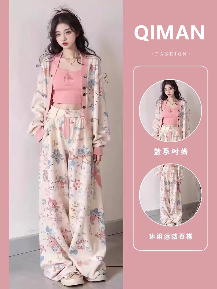 レディース ペティット SS25新作 インスタ系 韓国系 スリムシルエット ルーズフィット 2点セット セットアップ セットアップ スウェット セットアップ レディース セットアップ 韓国 セットアッ