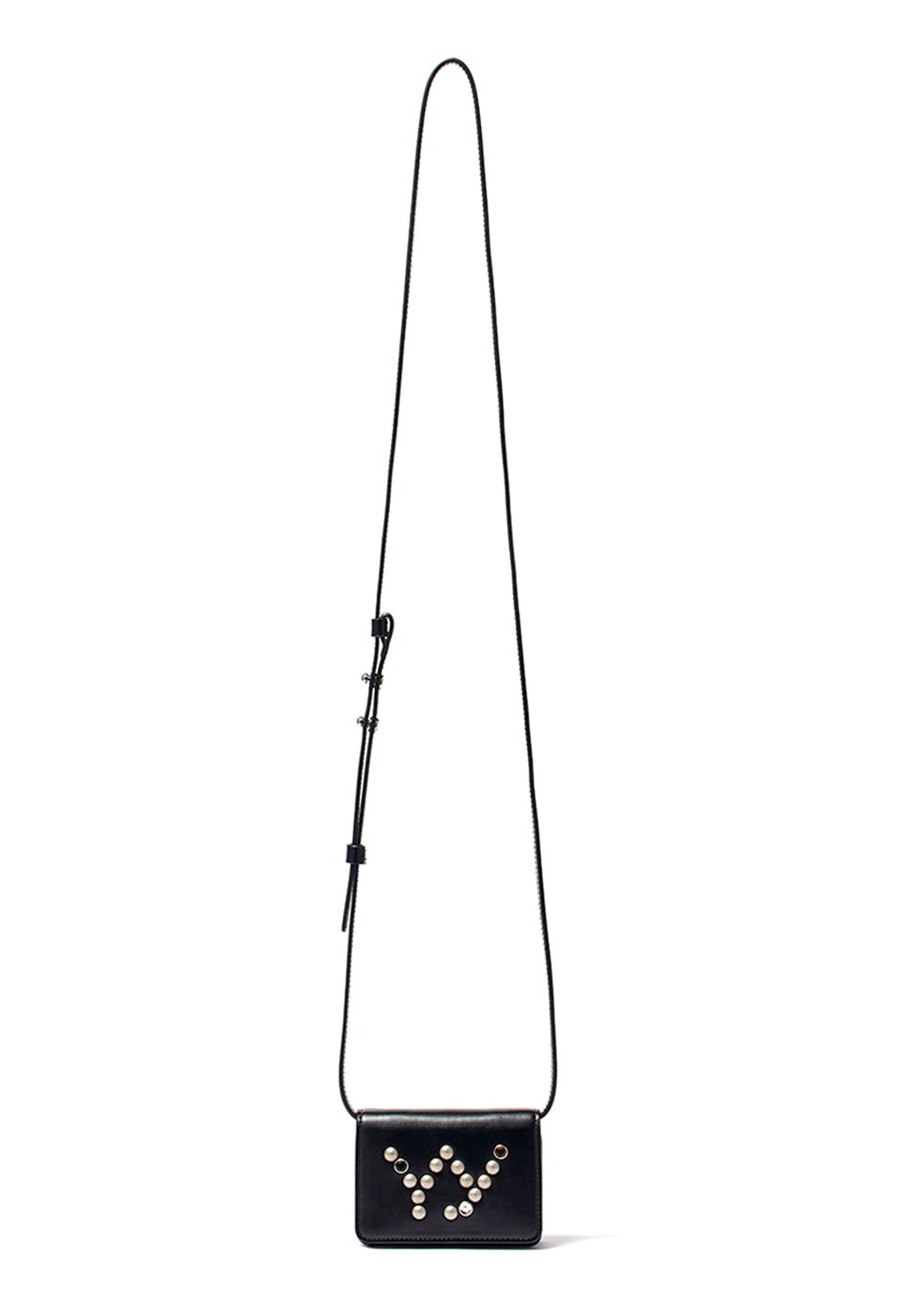 【OPEN Yy】 25FW MICRO STUD WALLET BAG : BLACK