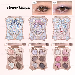 【急速出荷 公式正規品】バニーガーデンシリーズ/アイシャドウ ラメ/アイシャドウパレット/ロココシフォンアイパレット/涙袋 マット/チークハイライト/高級ドーパミンメイク/使いやすい·初心者