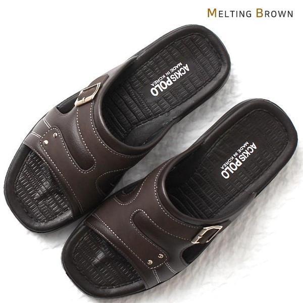 男性用レザーサンダル メンズオフィスサンダル メンズ背が高くなるサンダル M8