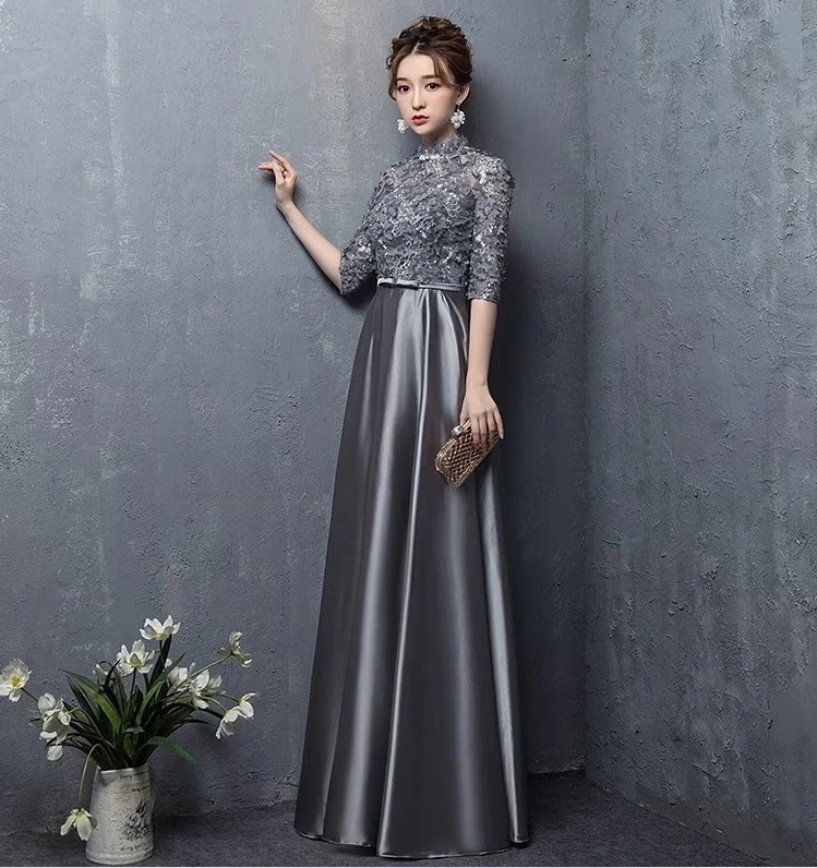 ウエディンドレス 優雅 花嫁 結婚式 ロング丈ライト 長袖 気質 二次会 演奏会