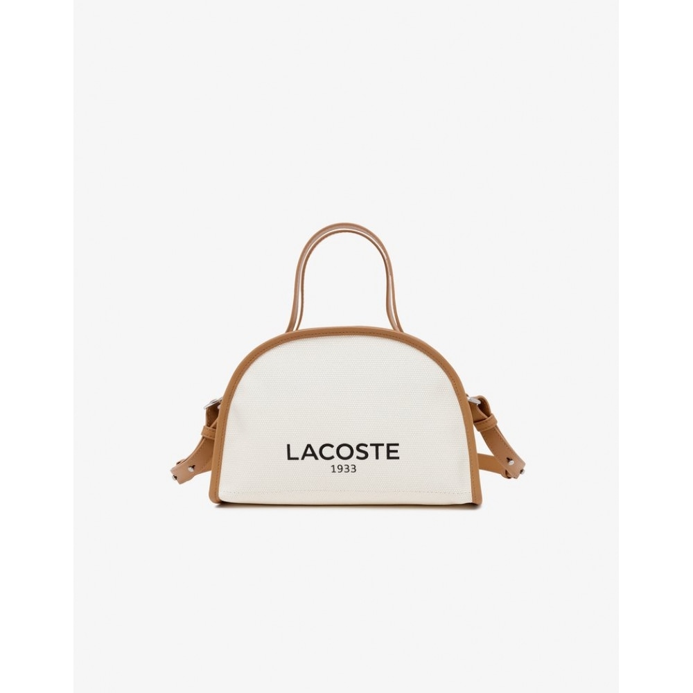 ラコステ女性用ヘリテージキャンバスボウリングバッグ NF4562T54G K02