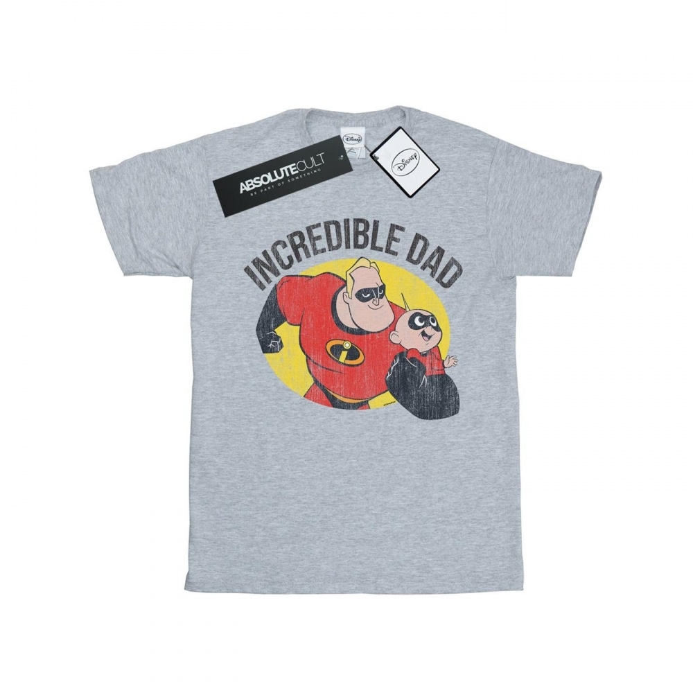 (英国より直送) Disney メンズインクレディブルボブ・パーインクレディブル・ダッド Tシャツ