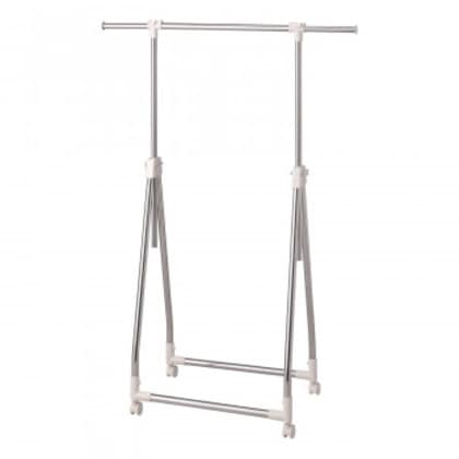 パール金属 コンパクトフォールディングハンガー ホワイト N-7610