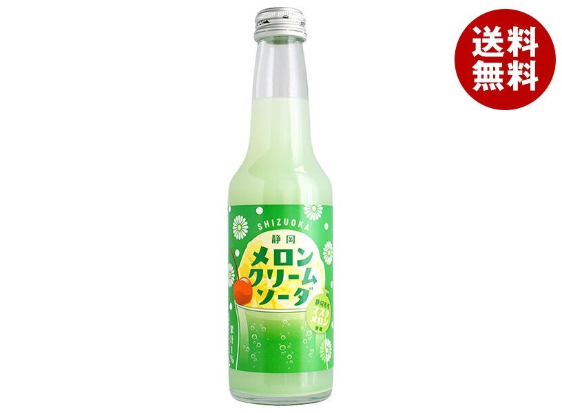 木村飲料 静岡メロンクリームソーダ 250ml瓶×24本入×(2ケース)