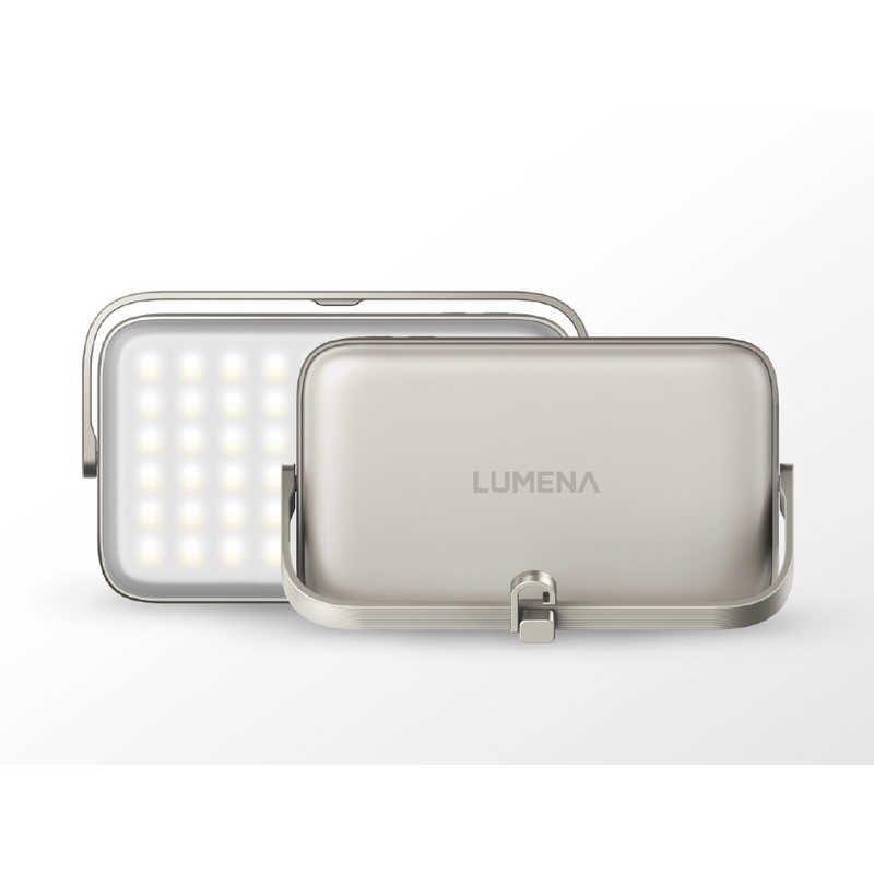 KMｺｰﾎﾟﾚｰｼｮﾝ　LUMENA PLUS 2 ルーメナー プラスツー ［ソーラー・充電式］ ベージュ　PLUS2BG