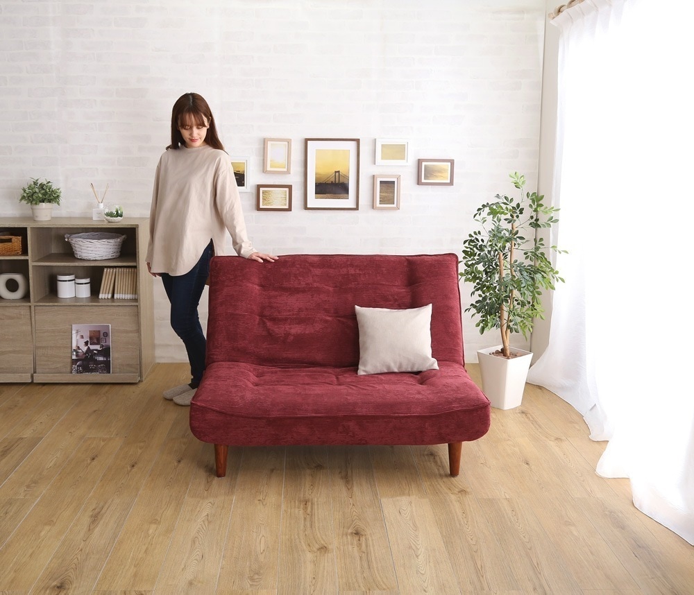 ソファー ソファ 2人掛け リクライニング 二人掛け 二人用 2人用 コーデュロイ ポケットコイル 完成品 16,425円