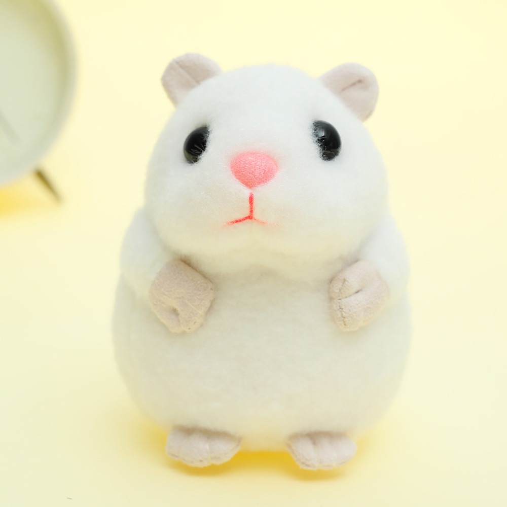 Qoo10] 4色超可愛いキーホルダーハムスター動物ぬ : おもちゃ・知育