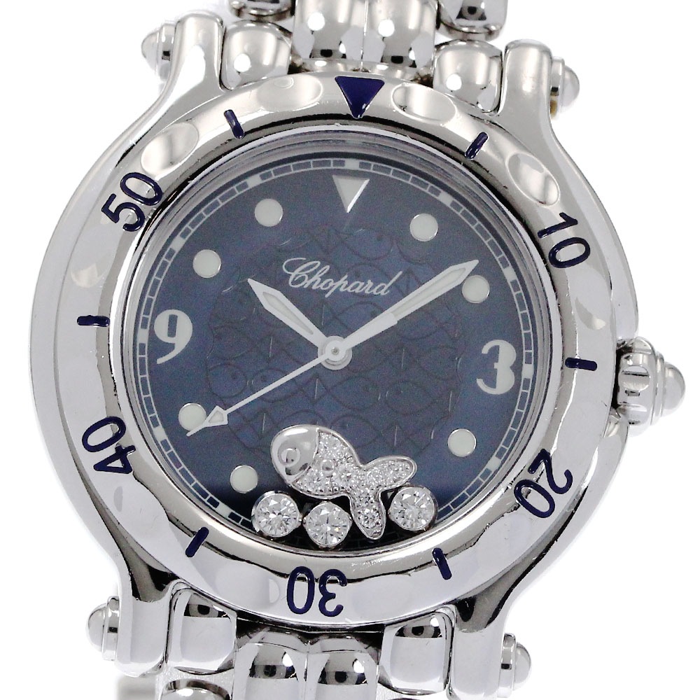 ショパール Chopard 27/8925 ハッピースポーツ ハッピーフィッシュ デイト クォーツ ボーイズ _866506【中古】