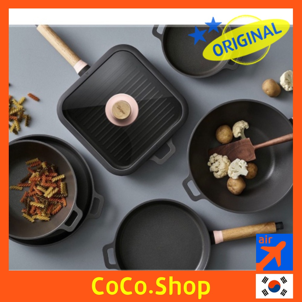 [DR.Hows] Induction wok frying pan wood handle morden collection [BOSQUE] [house warming gift]