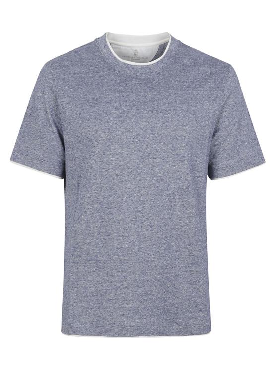 BRUNELLO CUCINELLI Men T-Shirts MW8357427 CTJ27 Grey