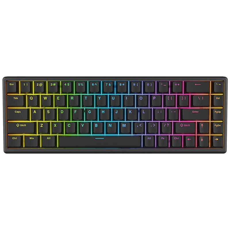 Polar 65＋ HE マグネティックゲーミングキーボード ［有線 / USB (Type-C)］ ジャストブラック　as-polar-65-plus-just-black-fpgm