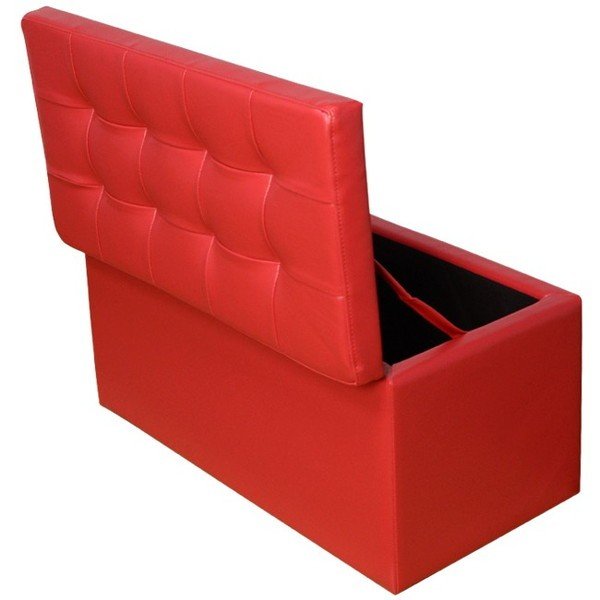 椅子 チェア ベンチ ソファー レトロ ストレージボックス レザー 長椅子 ベンチシート ベンチ椅子 ベンチチェア 収納 木製 レッド 完成品