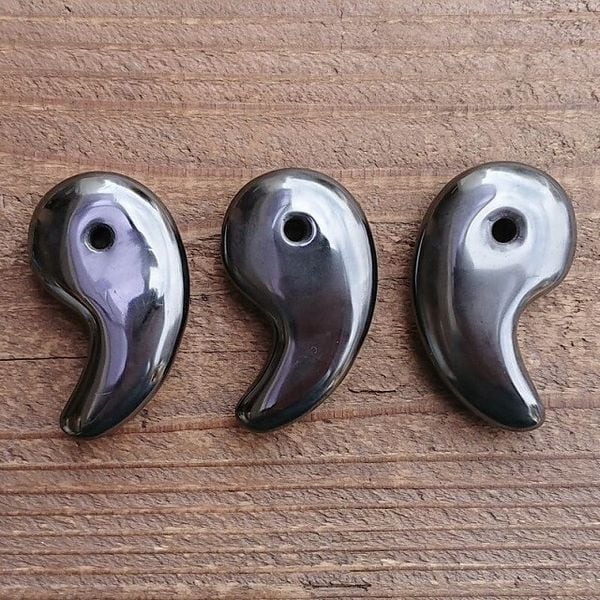 ビーズ アクセサリー用品 アクセサリー道具 材料 手芸 ハンドクラフト コレクション 特大 勾玉