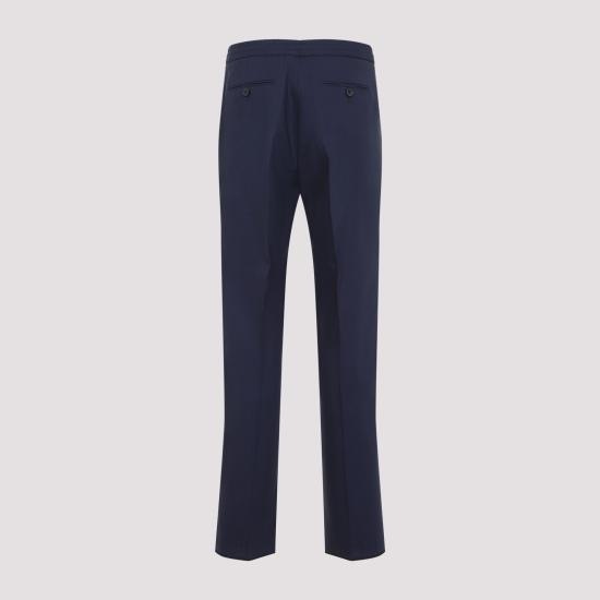 ERMENEGILDO ZEGNA Men Straight Pants UHI35A3 TZ50 B07 BLUE NAVY
