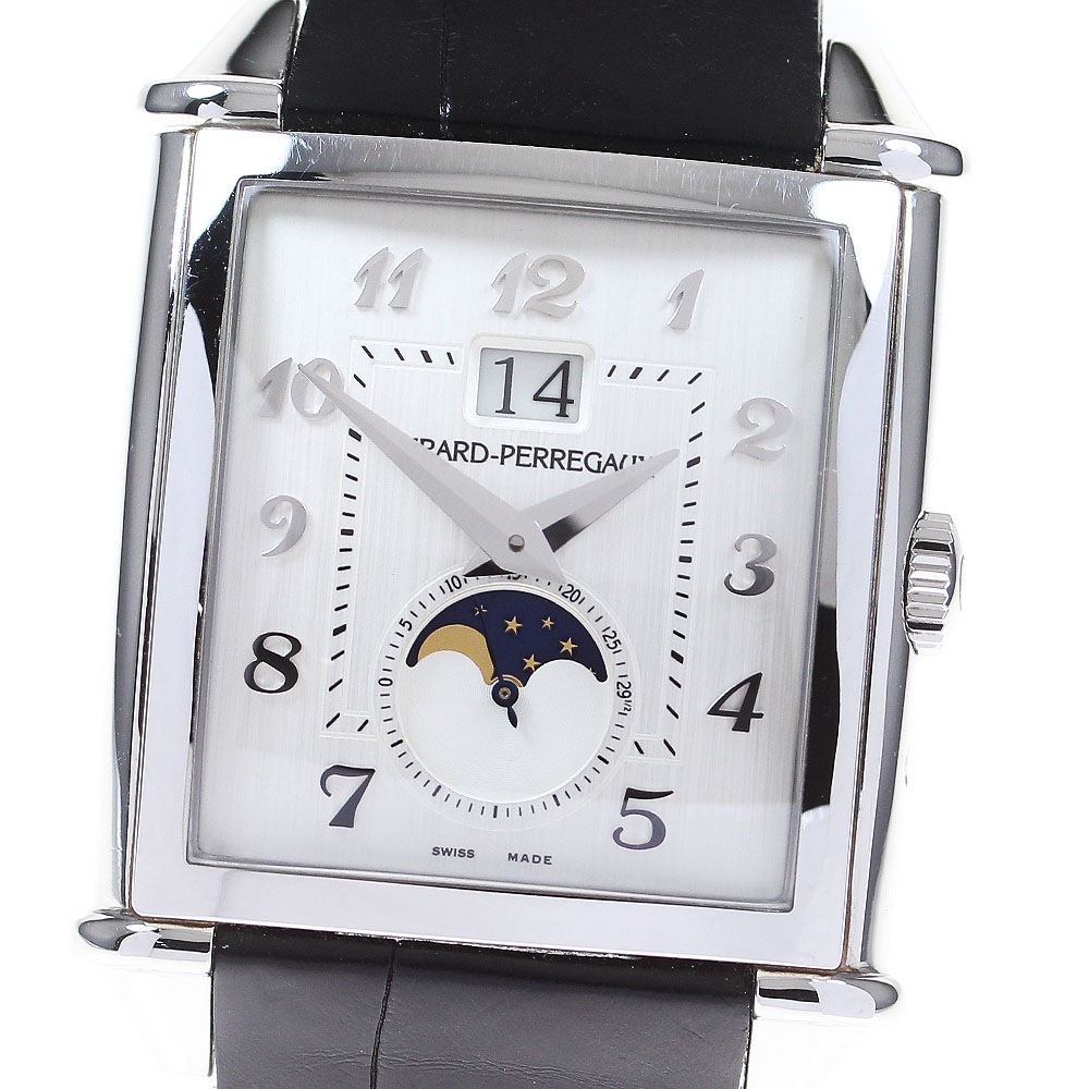 ジラール・ペルゴ GIRARD PERREGAUX 25882-11-121-BB6B ヴィンテージ1945 XXLラージ デイト 自動巻き メンズ 箱・保証書付き_860904【中古】