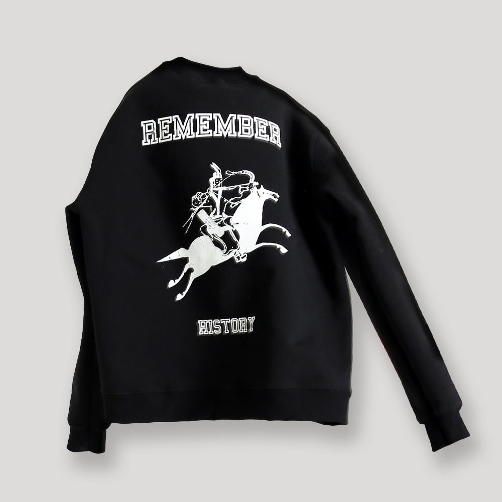 色々な REMEMBER ニット・セーター HISTORY (BLACK) CREWNECK ニット