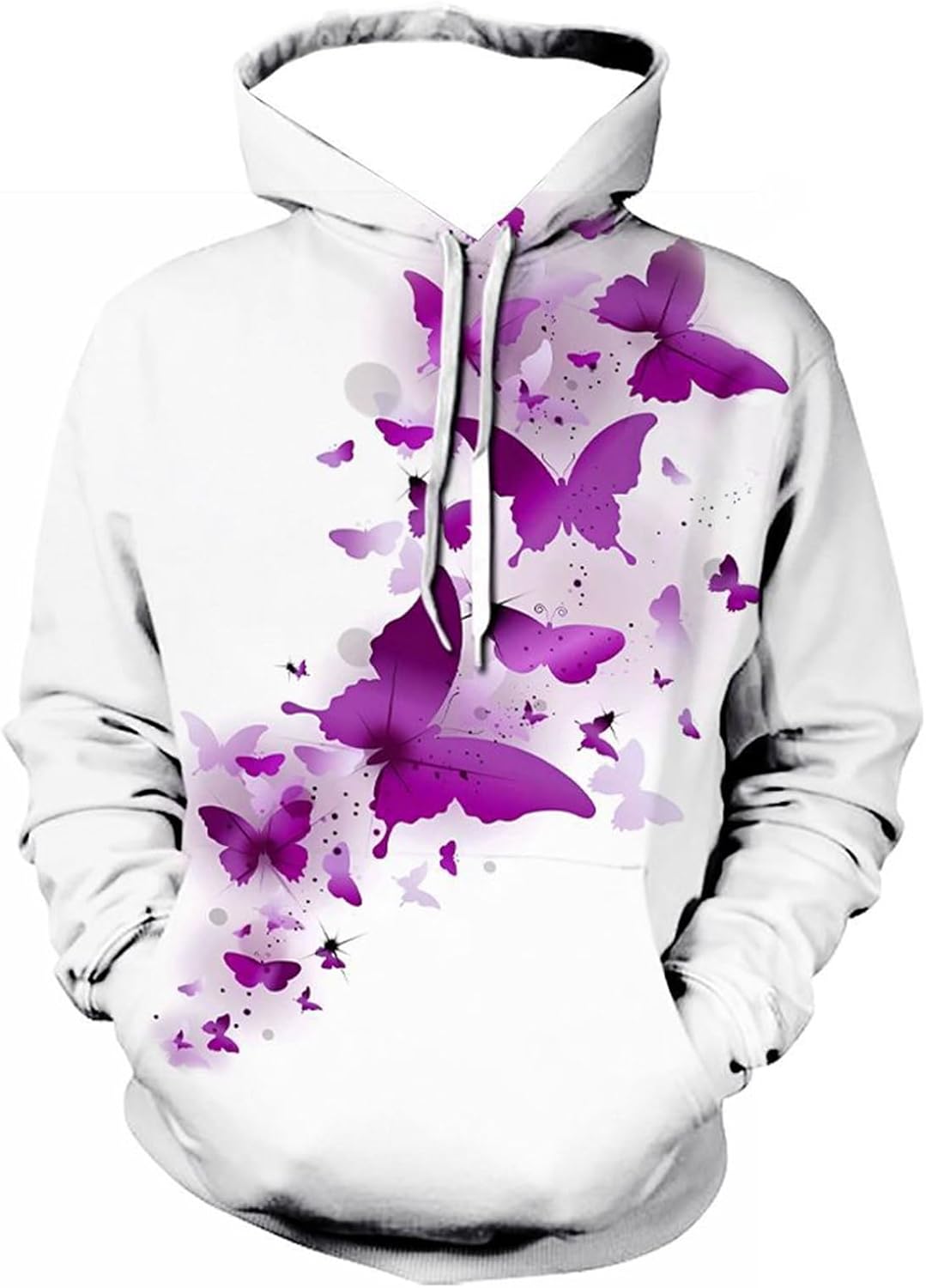 フードパーカー メンズ 花 蝶柄 秋 プルオーバー 3dプリント 長袖 上着 フード付き お揃い 原宿系 伸縮性 美しい カジュアル 薄手 かっこいい スウェット オーバーサイズ 通勤 スポーツ 旅行
