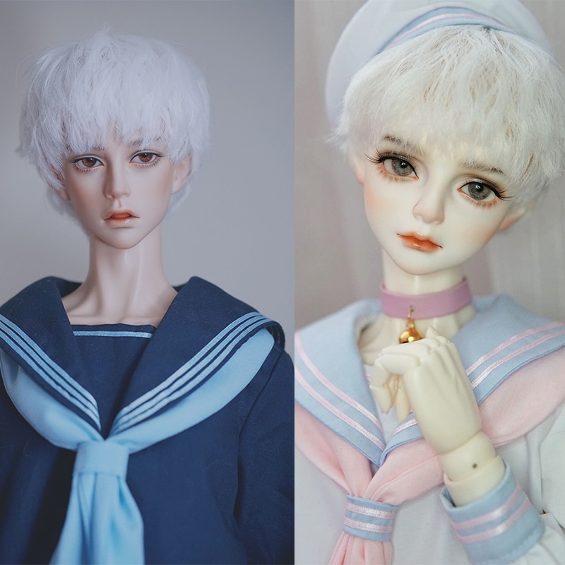 BJDドール用衣装セット ドール服 セーラー服 3点 JK制服 70cm/SD/MSDサイズ人形用